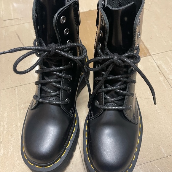 JADON BOOT SMOOTH LEATHER PLATFORMS - Picture 2 of 6